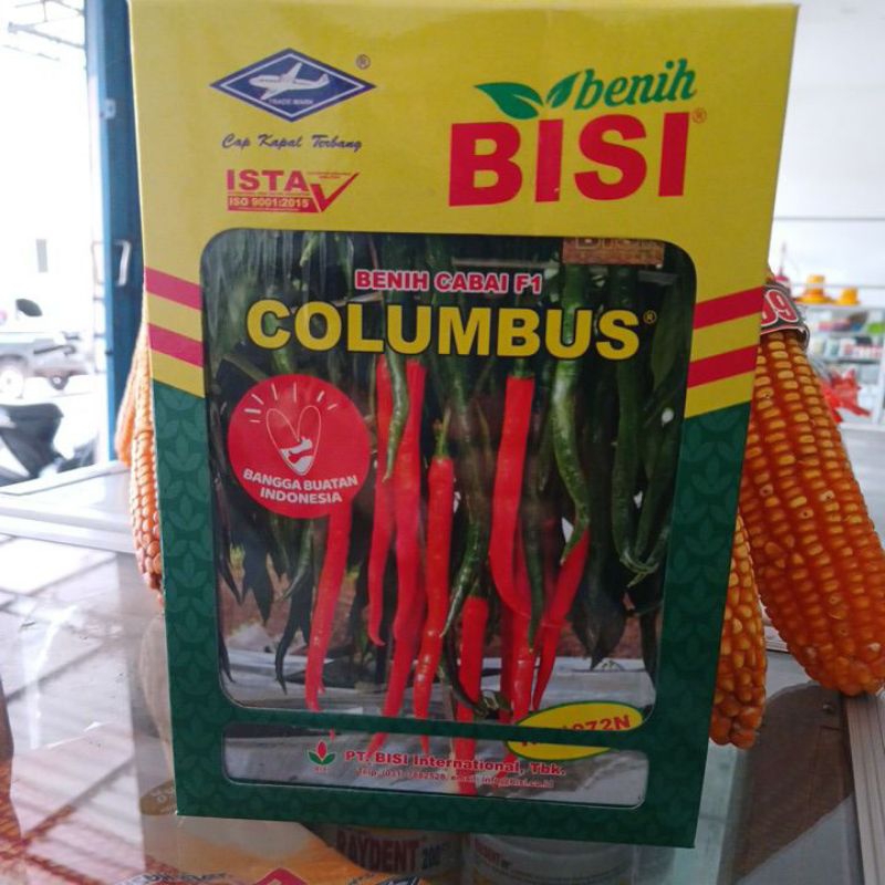(EXP. 03/05/2025)Cabai besar Colombus 10gr asli berHologram BISI
