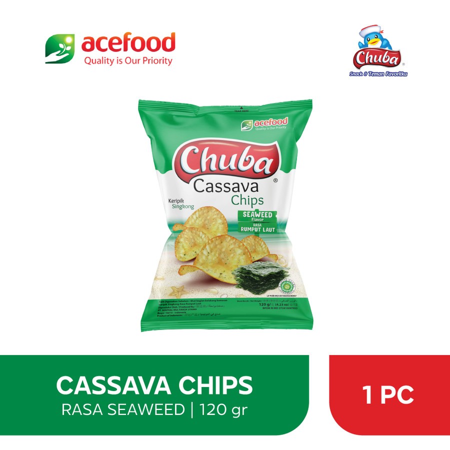 

Chuba Cassava Chips 120gr Rasa Seaweed