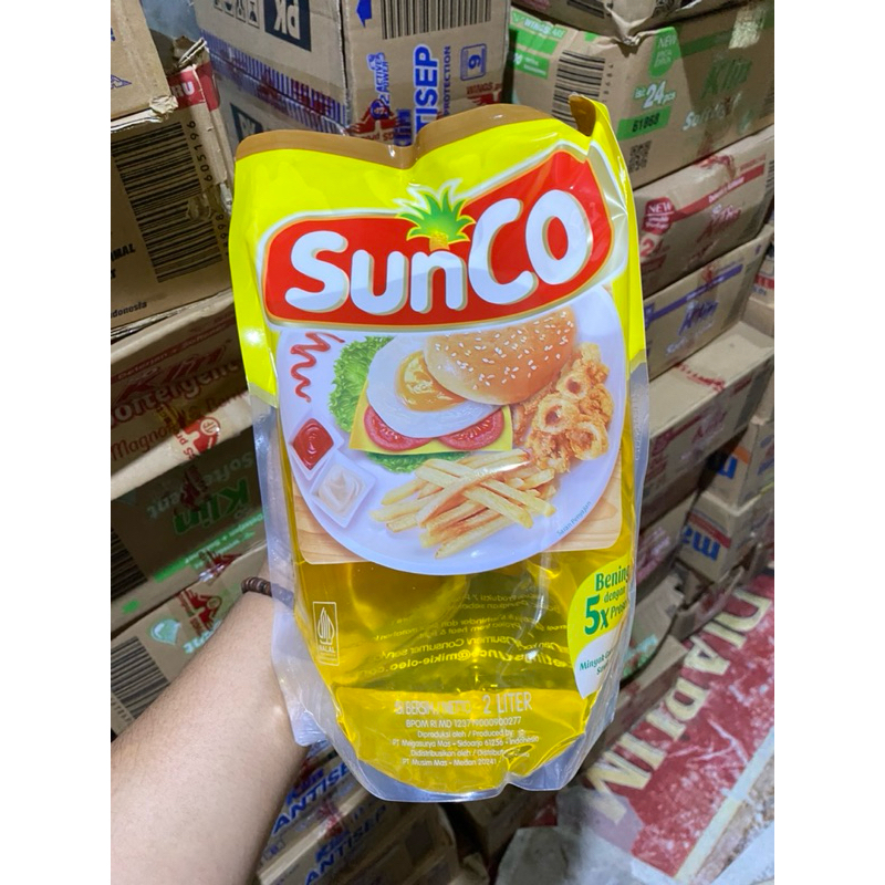 

minyak goreng sunco bimoli filma amago masku kemasan refil murah isi 2 liter