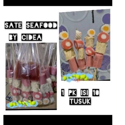 SATE Seafood By CIDEA/Sate Bakaran Seafood Frozen FREE BUMBU