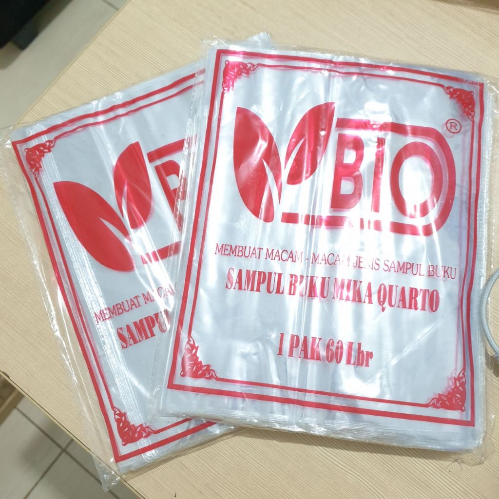 

Sampul Buku Bio / Sampul Plastik Mika BIO isi 10 Lembar