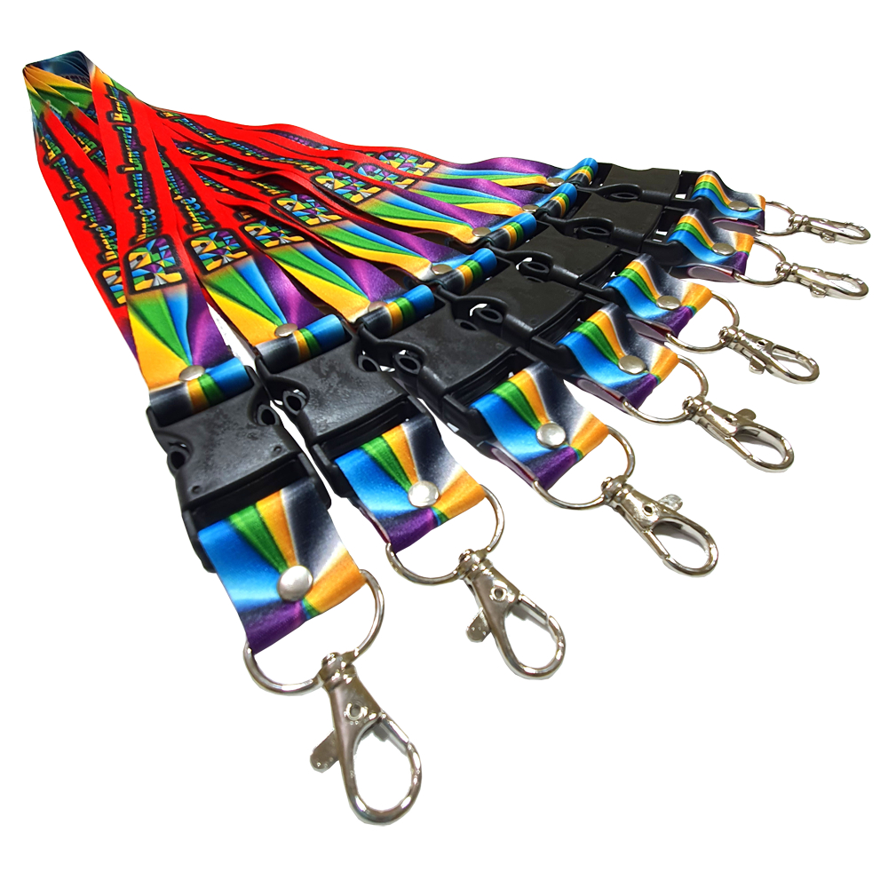 

Tali Lanyard 2 SISI Custom Desain / cetak tali lanyard id card lebar 2,5cm LANYARD & CASSING BOX