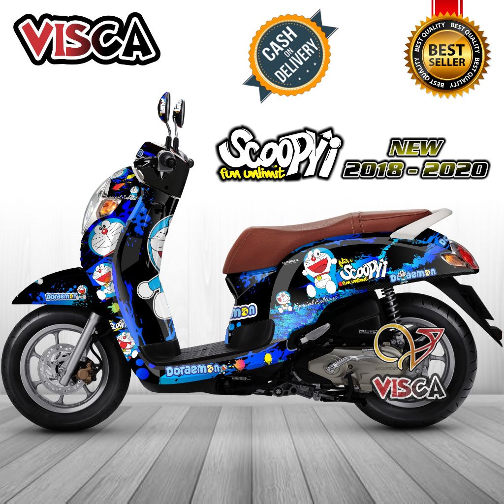 Decal Scoopy New 2018 2019 2020 Full Body Stiker Scoopy New 2018 2019 2020 Full Body Striping Scoopy