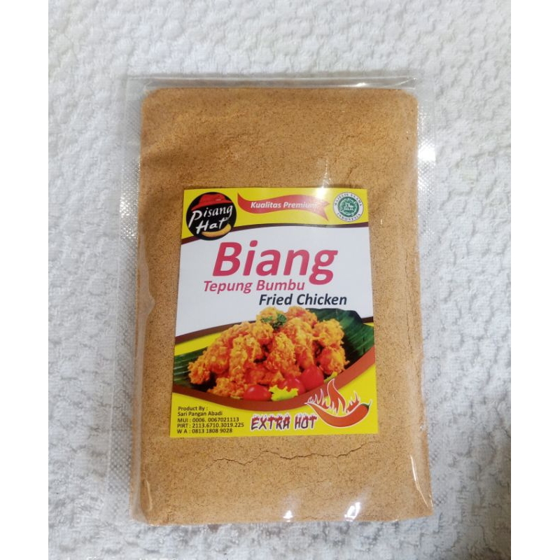 

biang tepung bumbu extra hot ayam goreng fried chicken 250gr