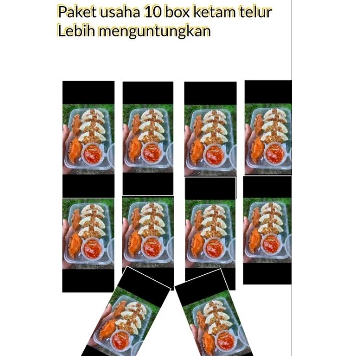 

paket usaha ketam telur ( isi 10 box ketam)