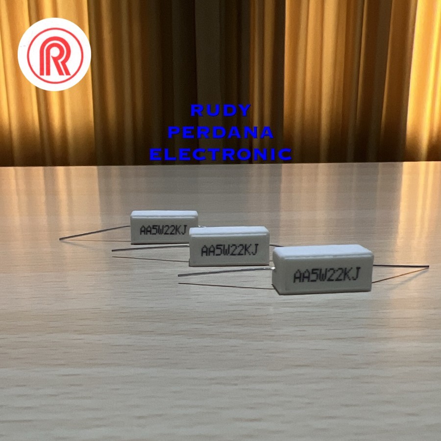 RESISTOR 5 WATT 5W 22KOHM 22K OHM Ω 22KR