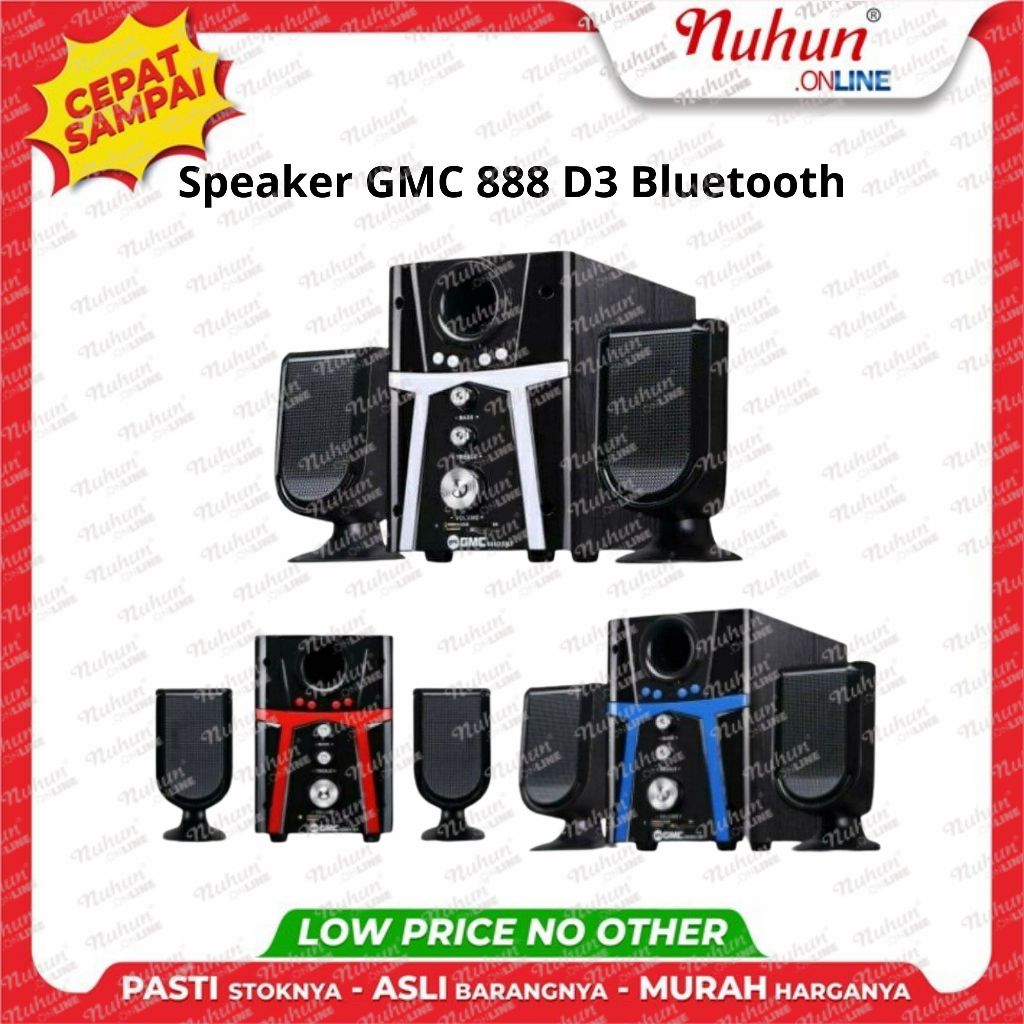 [CIANJUR] Speaker GMC 888 D3 Bluetooth