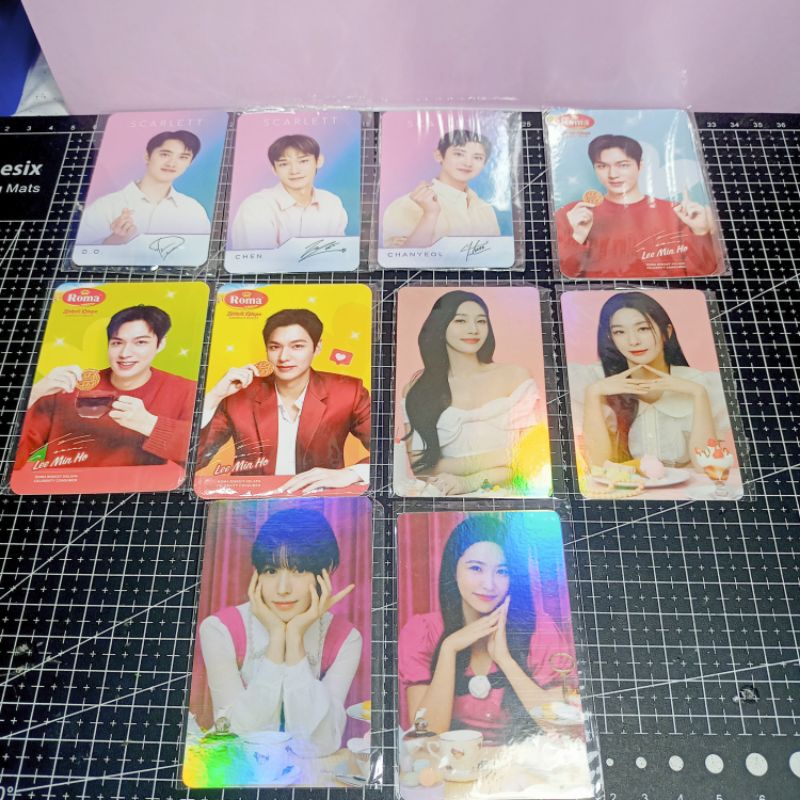 Photocard Official Kolaborasi Brand Lokal Indonesia x Lee Min Ho Red Velvet EXO