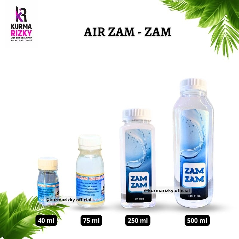 

Air Zam - zam / Botol air zam - zam