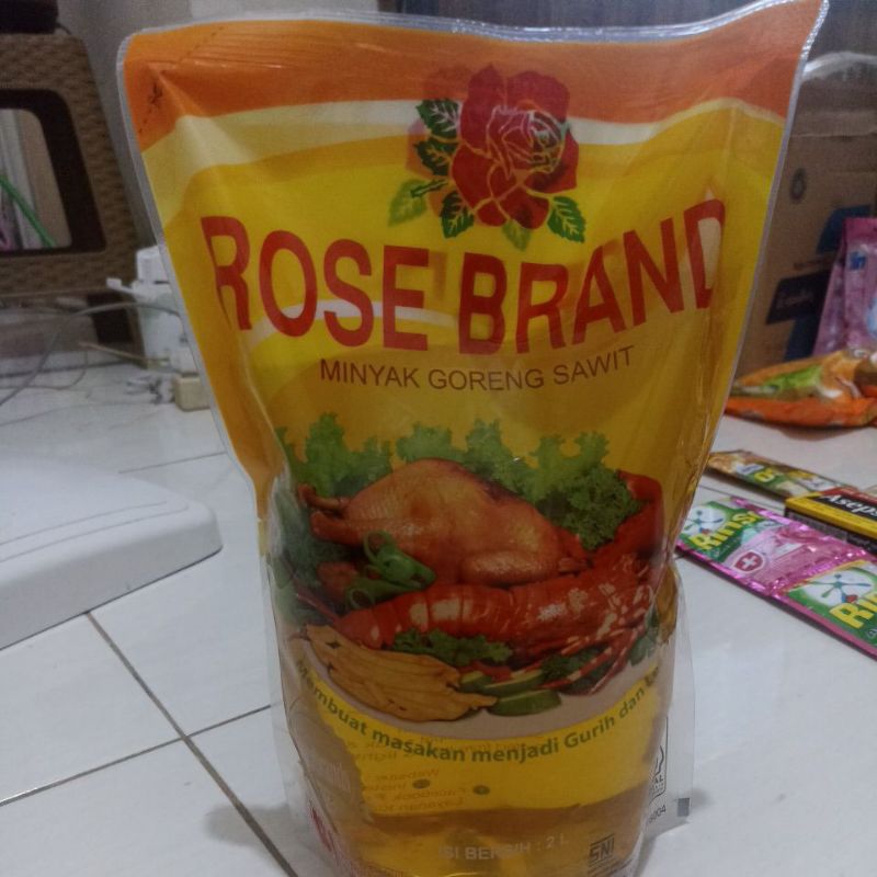 

Minyak goreng Rose brand 2 Liter