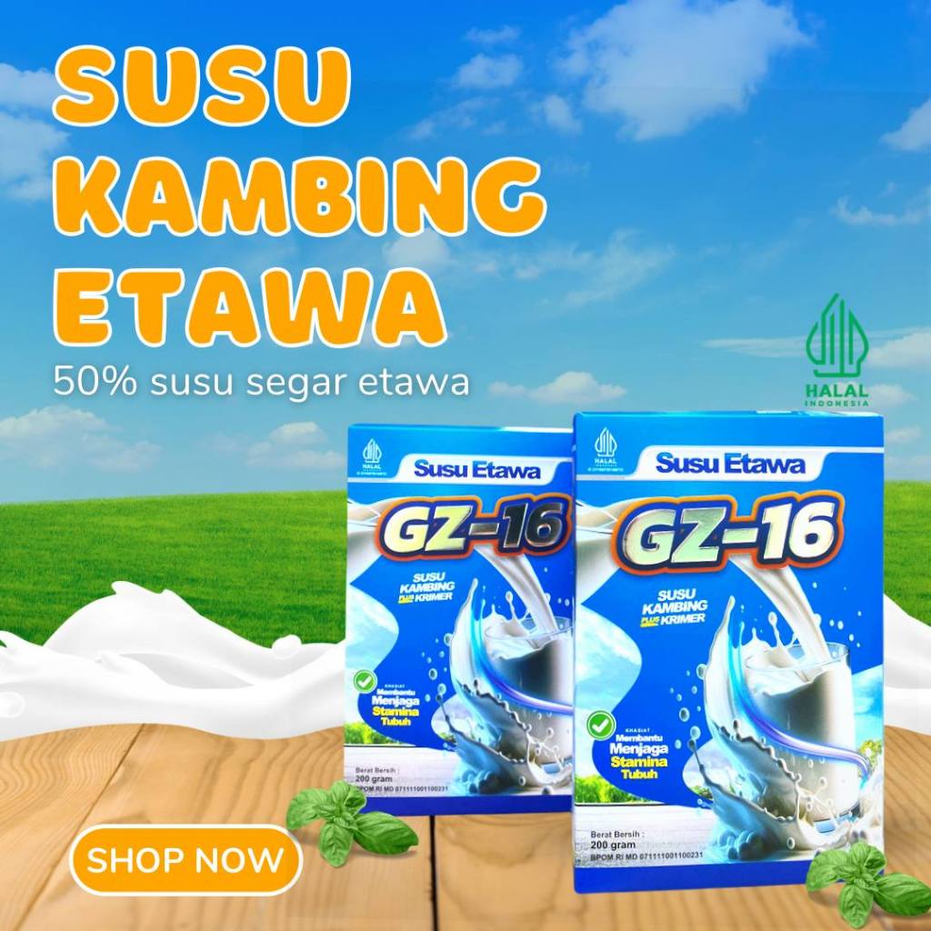 

Susu Kambing ETAWA 50% cocok Untuk Tulang Imun Diabetes Lambung & Pencernaan