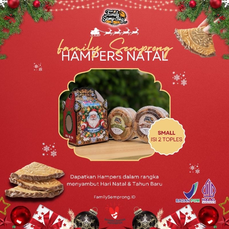 

HAMPERS NATAL ISI 2 Family Semprong