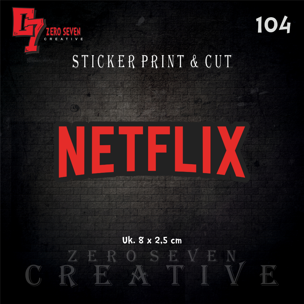 

STIKER NETFLIX / STIKER TUMBLER / STIKER MOTOR / STIKER AESTHETIC / VYNIL / STIKER PRINT & CUT