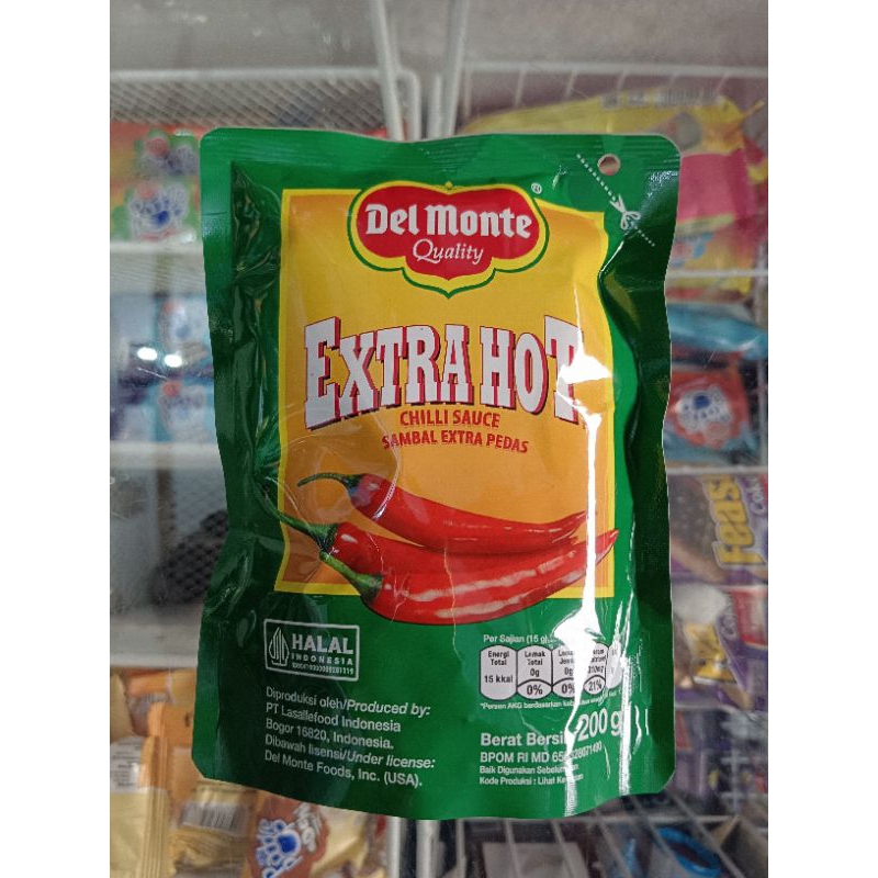 

Saus Extra Hot Delmonte 200 Gram