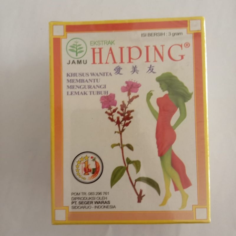 

HAIPING SERBUK Peluntur Lemak ( Harga per Pcs)