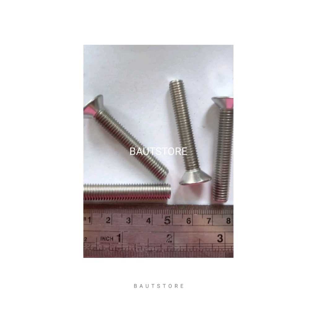 Baut Payung / JF baut 12 / 8mm X 50mm Kunci L Stainless