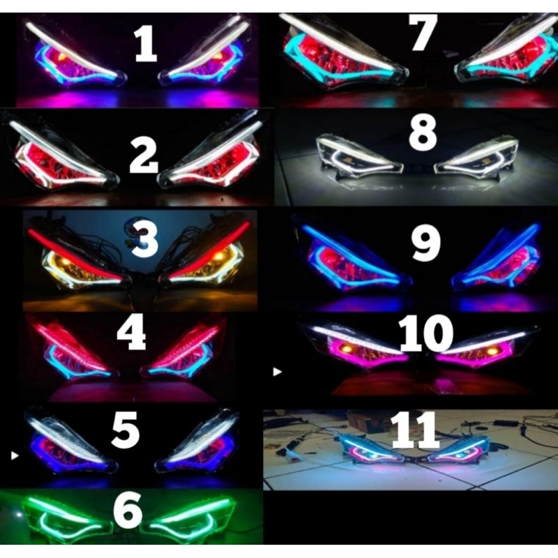 mau motor bagus?buruan CO Lampu sein custom alis Supra x125 batman