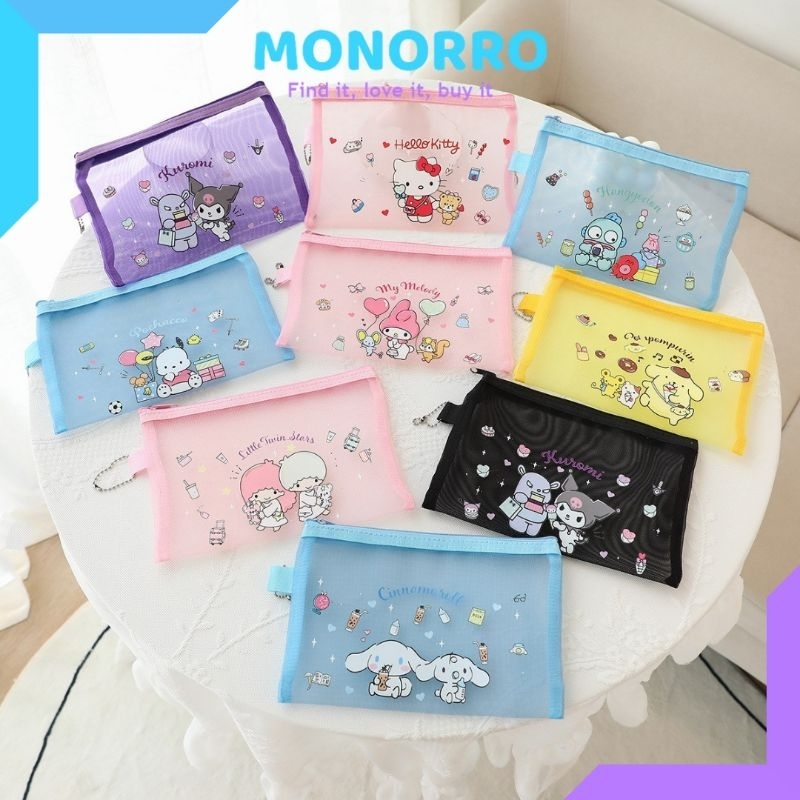 

Pouch Sanrio Tempat Pensil Sanrio Zipper Bag Sanrio