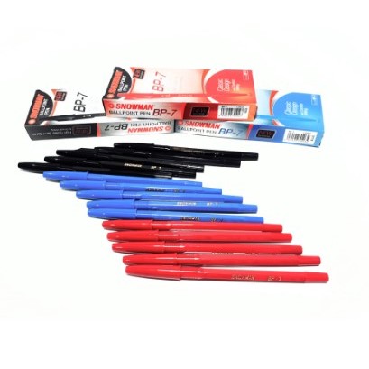 

PULPEN SNOWMAN Classic BP-7 / Warna Hitam, Biru