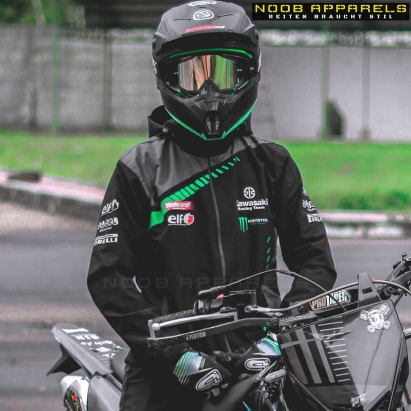Jaket Touring KLX - Jaket KLX - Jaket ZX25R - Jaket Kawasaki ZX25R - Jaket Parasut Kawasaki / Kawasa