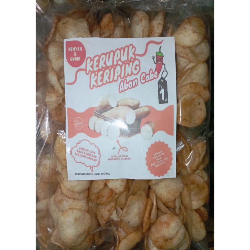 

Keriping pedas abon cabe(Isi:12pcs)