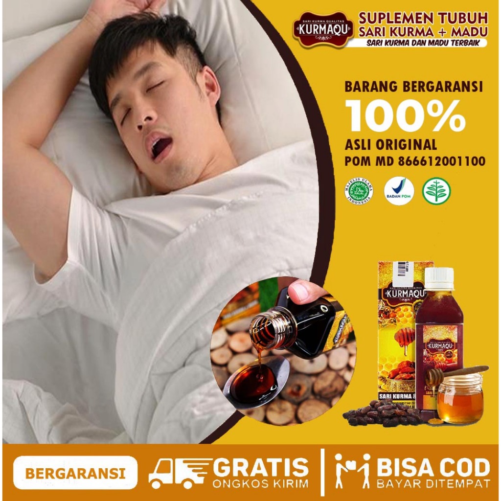 Obat Ngorok Tidur Mendengkur, Penghilang Ngorok, Anti Mendengkur Atasi Ngorok KURMAQU - Sensak Nafas