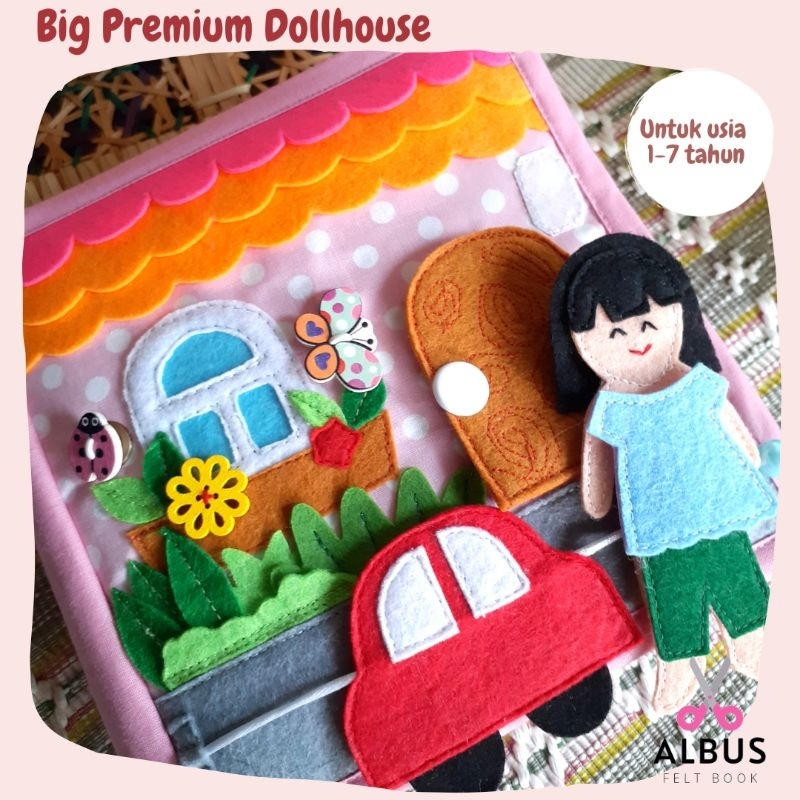 Busy Book Doll House Premium By Albus