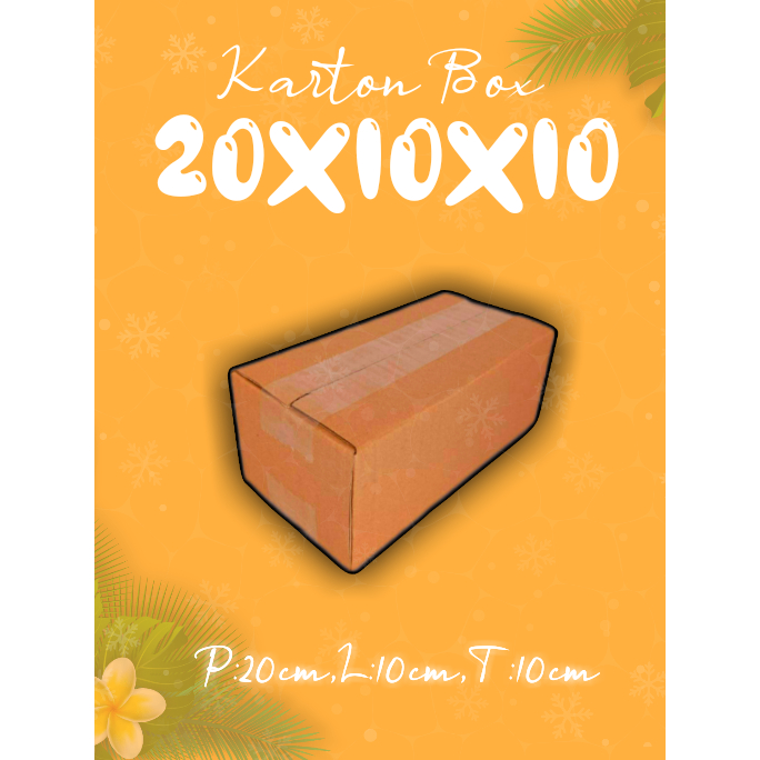 

KARTONBOX 20X10X10 (KARDUS PACKING/KARDUS MINI/KARDUS MURAH)