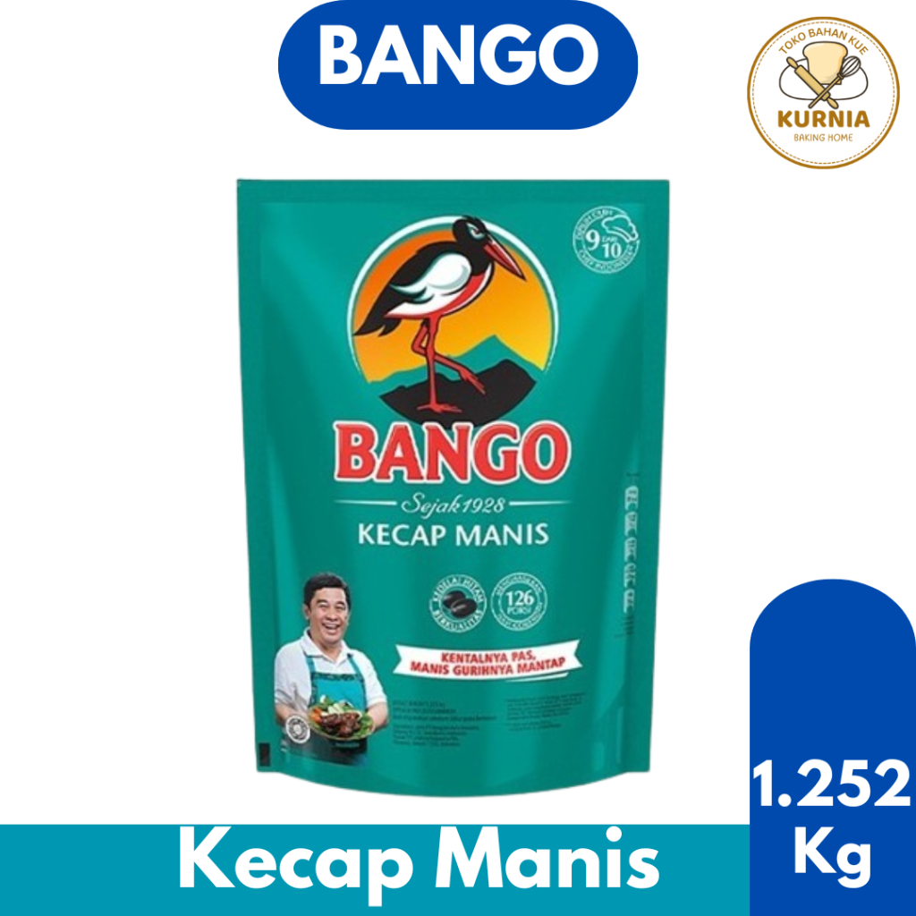 

BANGO KECAP MANIS KEMASAN POUCH 1.525 Kg