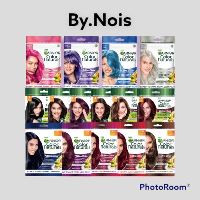 Garnier Color ash Blonde X Golden Brown Natural SASET / SACHET | Pewarna Rambut | Cat Rambut  | Semi