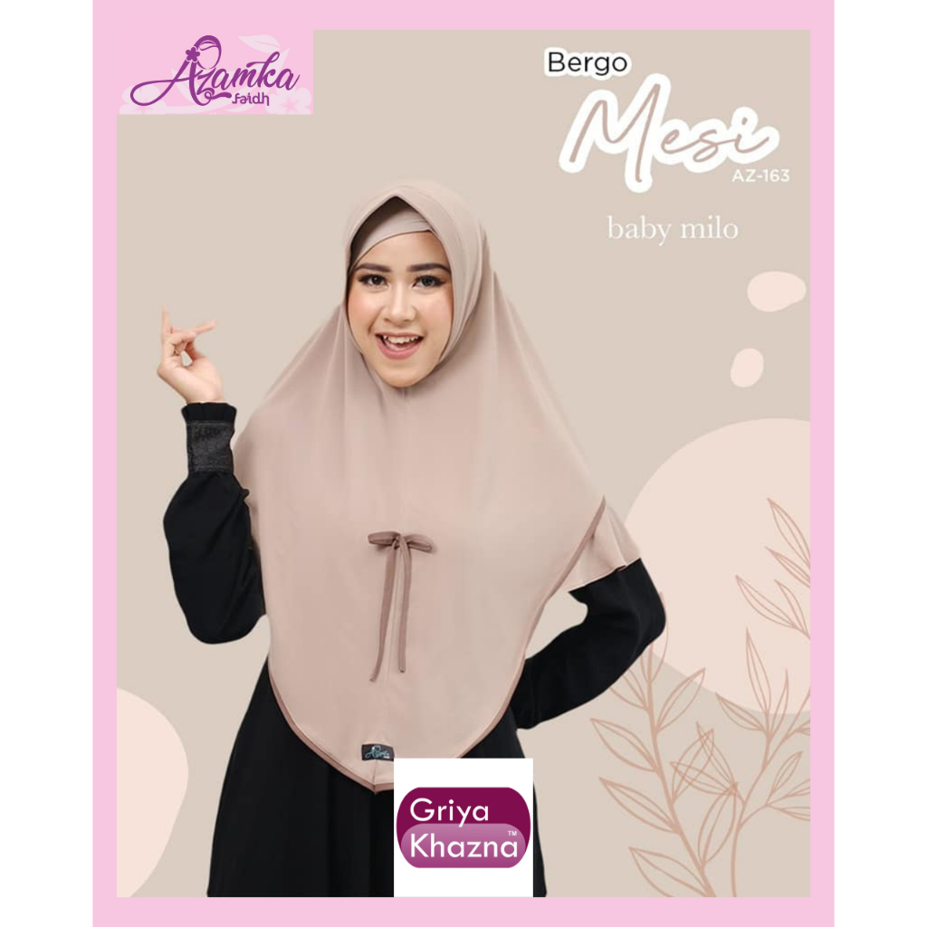 AZAMKA KERUDUNG JILBAB DAILY INSTAN BERGO MESI