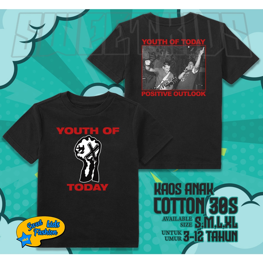 Baju Anak Kaos Youth Of Today Kaos Band Anak Youth Of Today