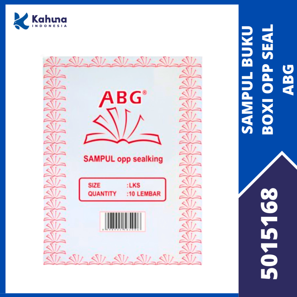 

SAMPUL BUKU BOXI OPP SEAL ABG (1PACK) [5015168]