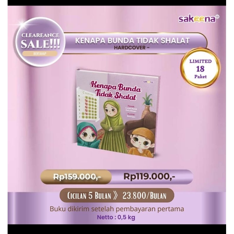 

sakeena "kenapa bunda tidak shalat
