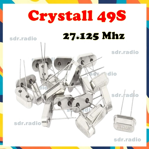 Crystall DIP 49S 27.125Mhz 27,125Mhz 27.125 Mhz 27,125 Mhz