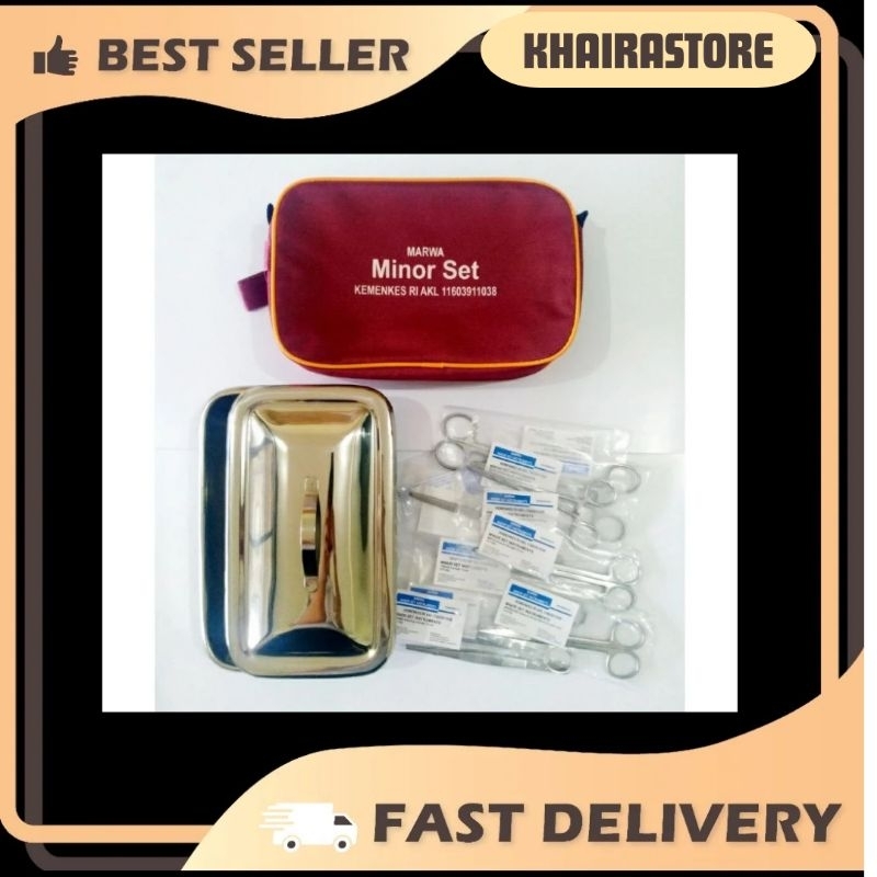 bedah minor minor set alat hecting hecting set