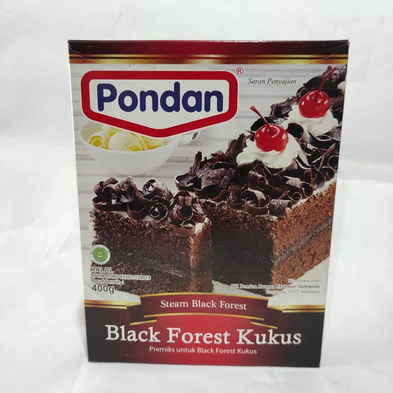 

Pondan Black Forest Kukus 400gr