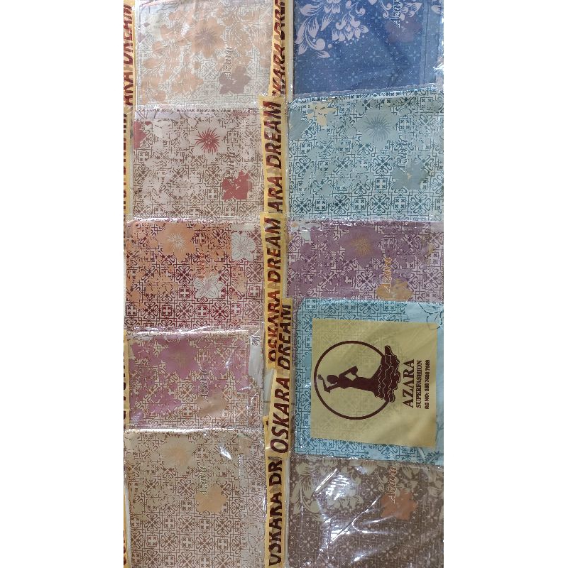 Hijab Segi 4 Azara Motif