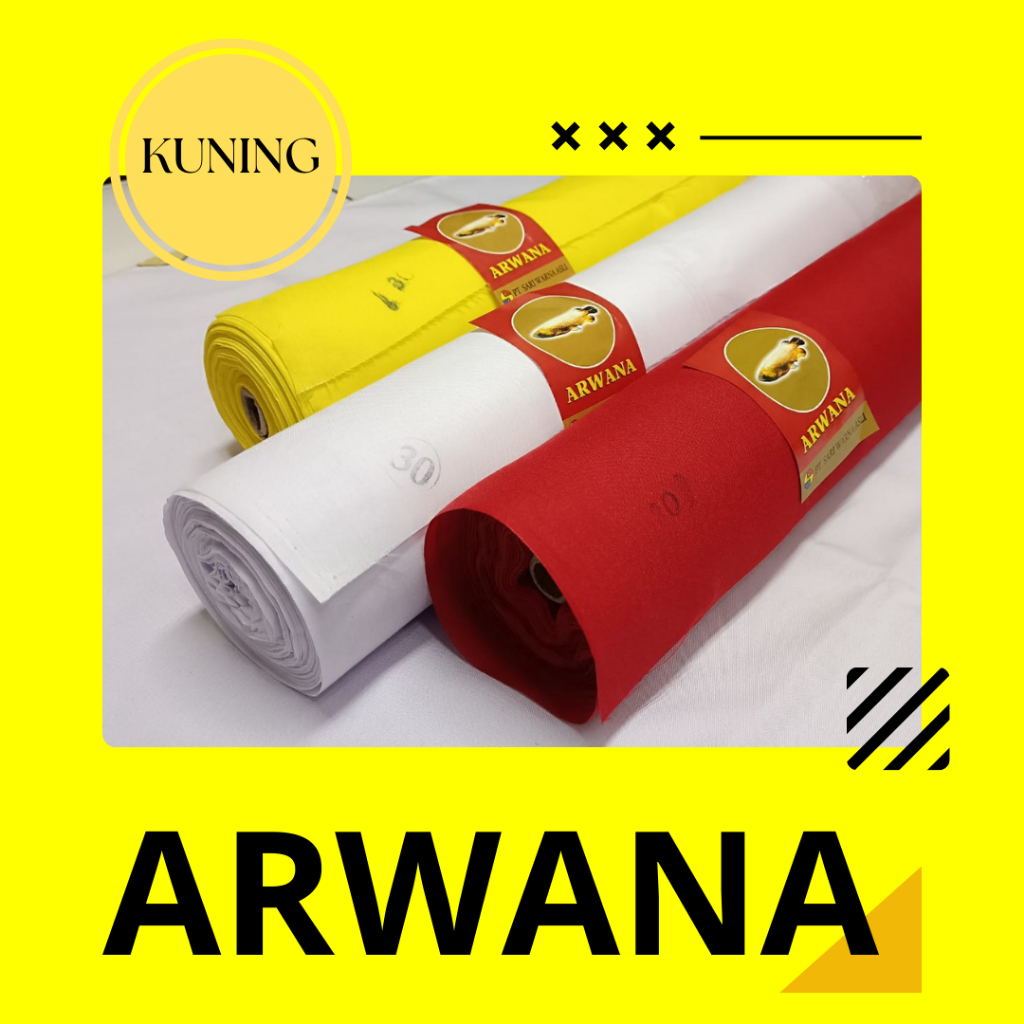 Kain Bendera/Baliho - TC Arwana - KUNING
