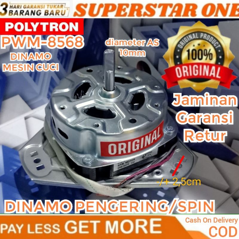 Dinamo pengering/spin mesin cuci polytron PWM-8568
