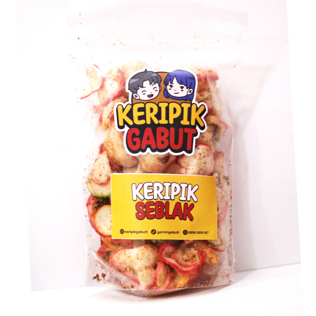 

KERIPIK SEBLAK HOT PEDAS KERIPIK GABUT