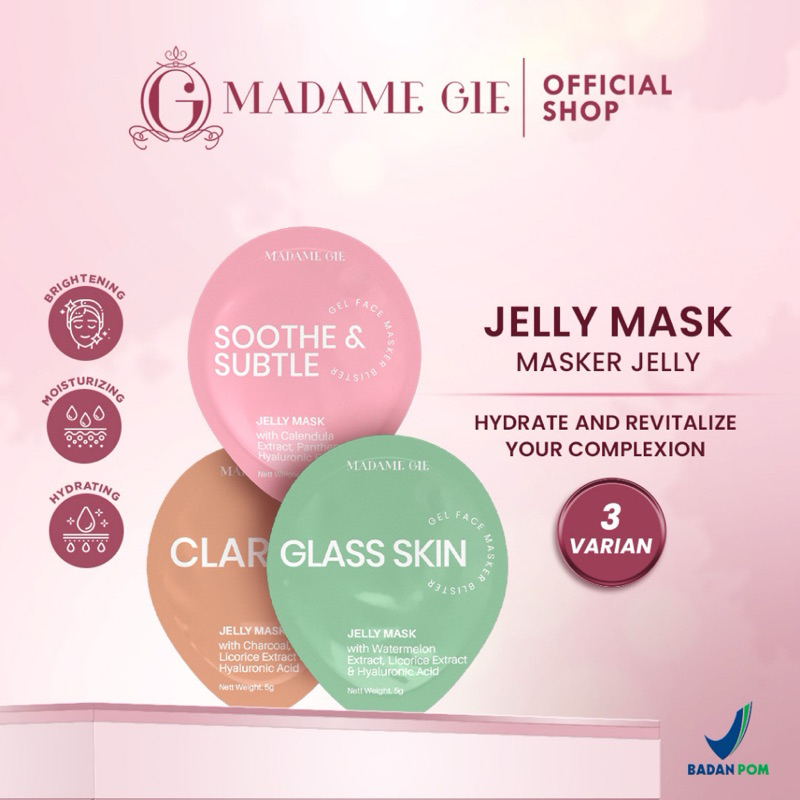 Madame Gie Jelly Mask - Masker Jelly