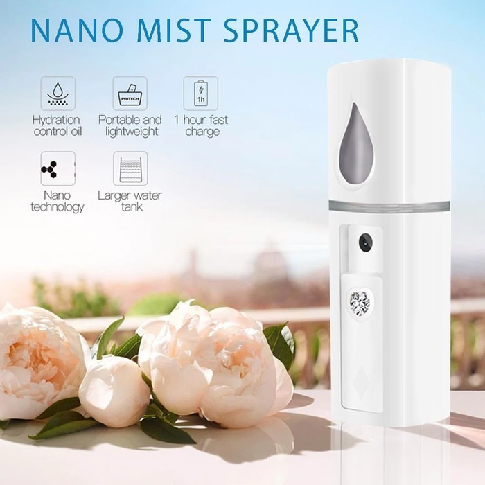 NANO MIST SPRAY mini facial USB hydrating moisturaizer skin prot