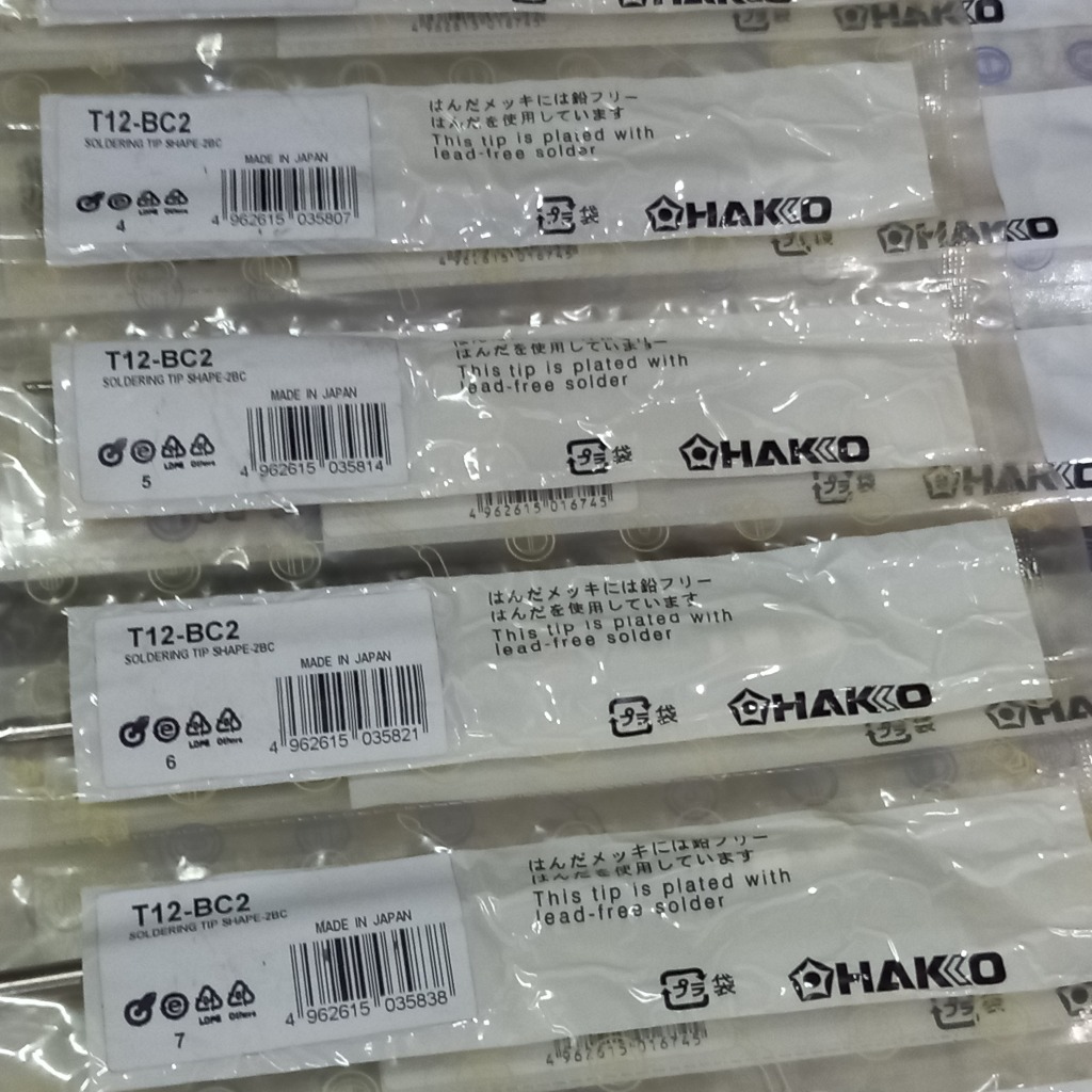Hakko T12-BC2 Soldering Tip - Mata Solder Hakko T12 Original Made In Japan