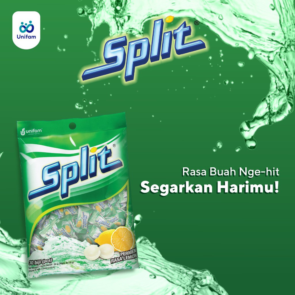 

[PGO] Split Candy Bag 30pcs - Permen Rasa Soda Lemon