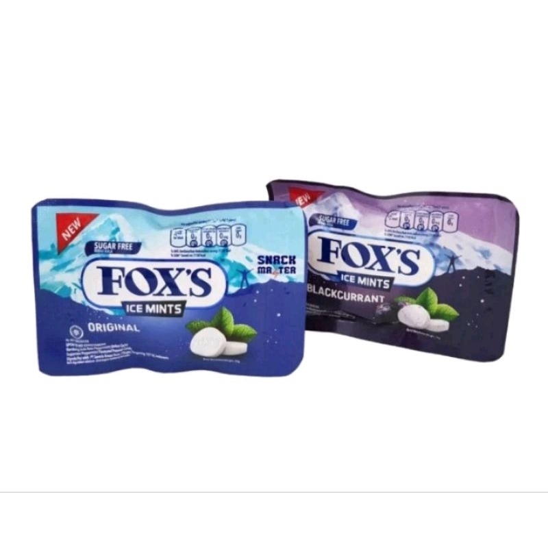 

PERMEN FOXS ICE MINTS SUGAR FREE 25g EXP 2025