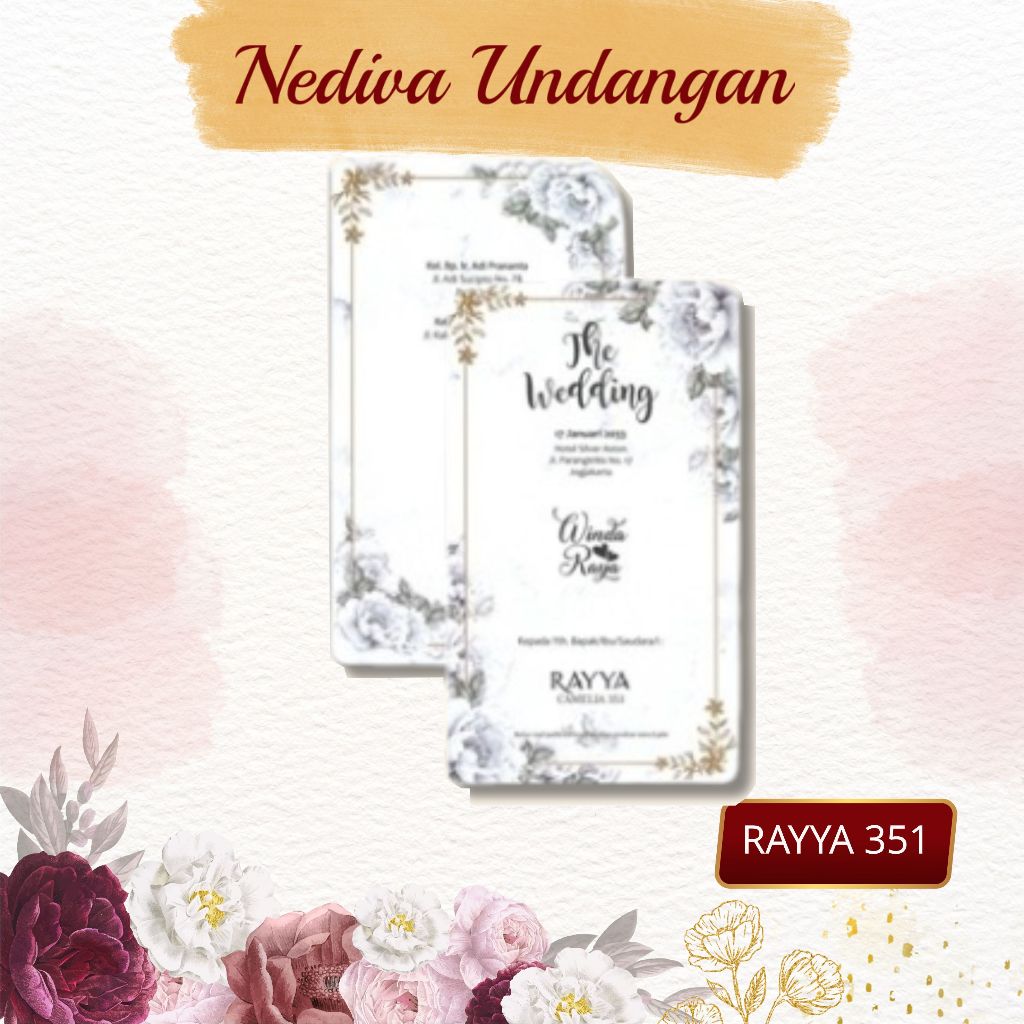 Blangko Undangan Rayya 351 Harga Murah