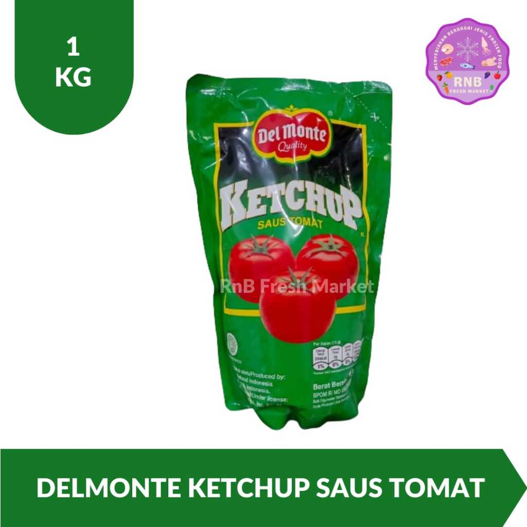 

Delmonte Ketchup Saus Tomat Netto 1 Kg