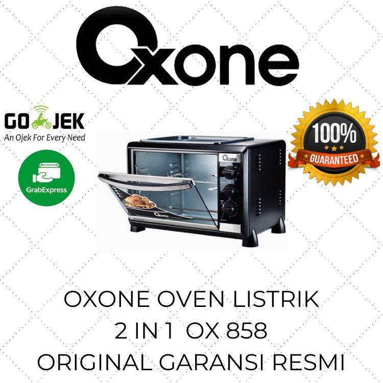 Oxone Oven Listrik 2in1 OX 858 18 Liter / Oven Toaster Low Watt Mini Kecil Daya Rendah Murah Origina