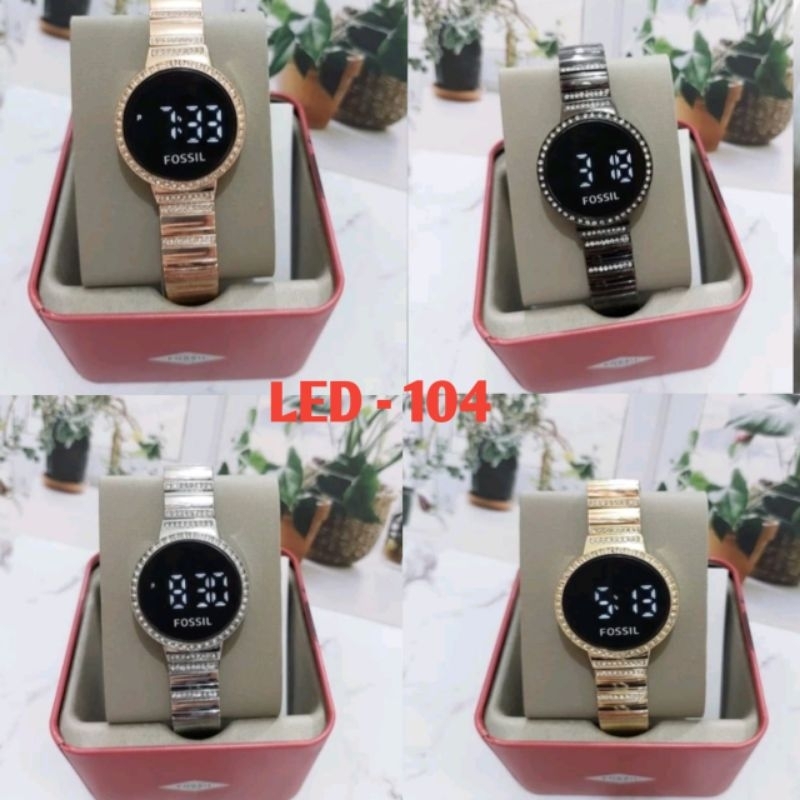 Jam Tangan Fashion Wanita F055iL  LED Touch Screen